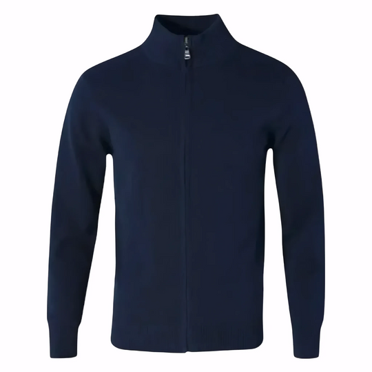 Men's Classic Full-Zip Knitted Cardigan - Armoire Melbourne