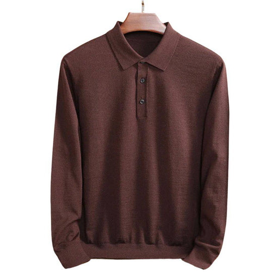 Men’s Classic Long Sleeve Polo Shirt - Armoire Melbourne