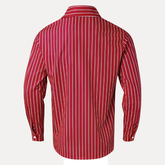 Men's Classic Striped Long Sleeve Shirt - Armoire Melbourne