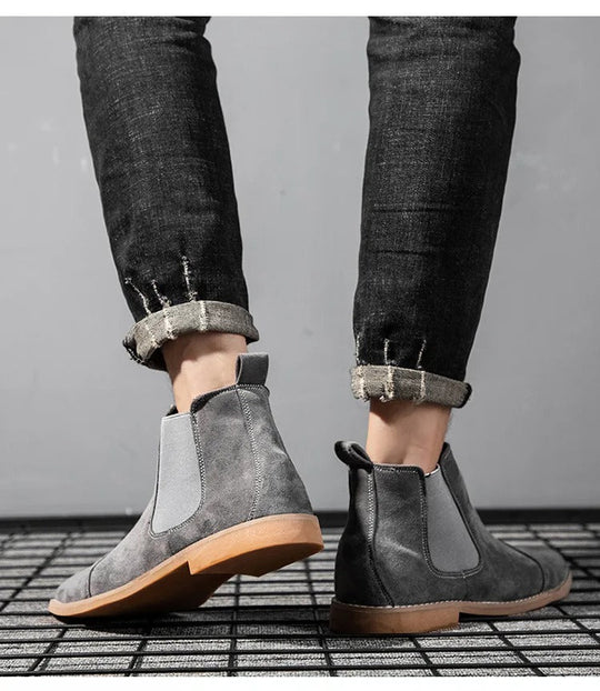 Men's Classic Suede Boots - Armoire Melbourne