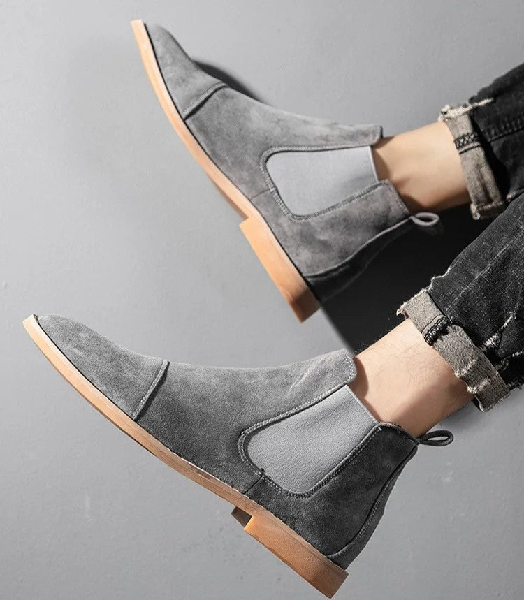 Men's Classic Suede Boots - Armoire Melbourne