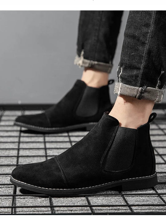 Men's Classic Suede Boots - Armoire Melbourne