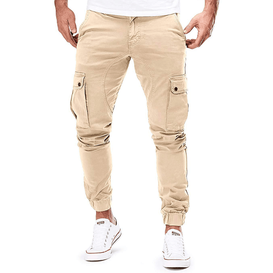 Men’s Double Pocket Cargo Trousers - Armoire Melbourne