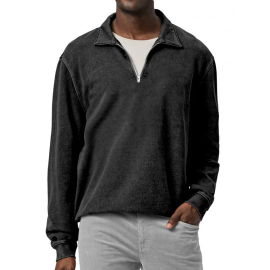 Men's Fleece Half-Zip Pullover | Relaxed and Stylish - Armoire Melbourne