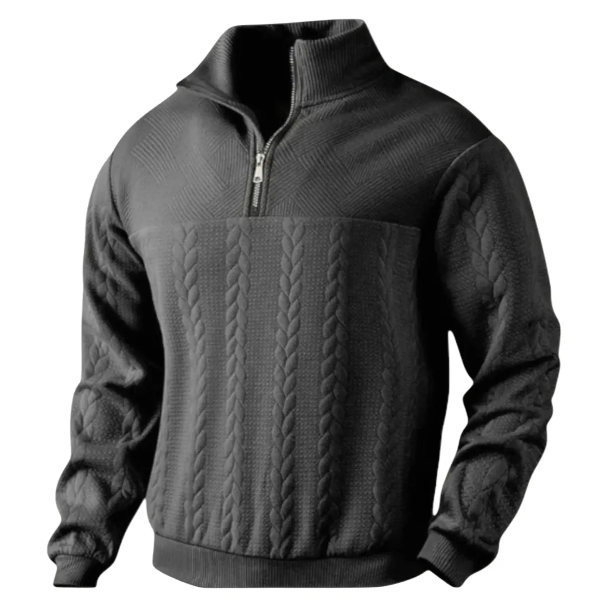 Men's Half-Zip Knit Sweater - Armoire Melbourne