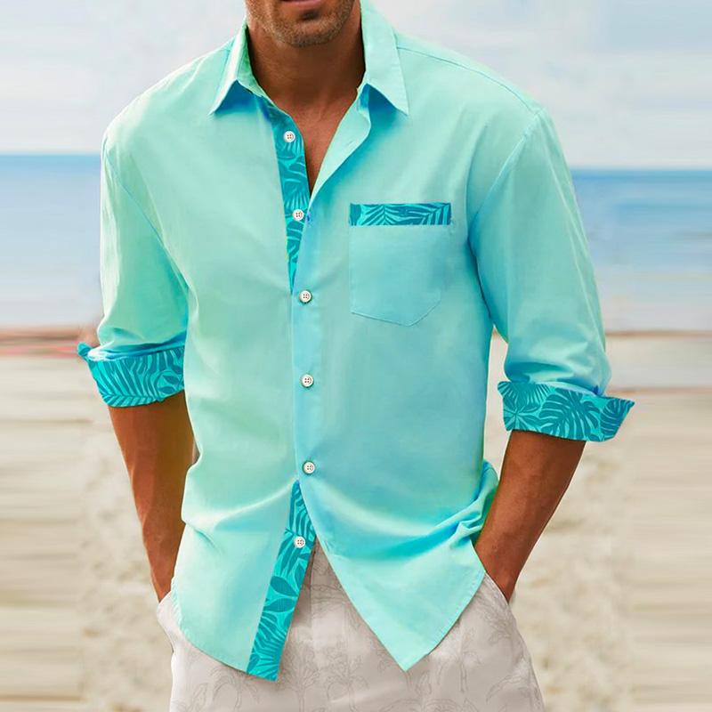 Men's Hawaiian Long Sleeve Shirt - Armoire Melbourne