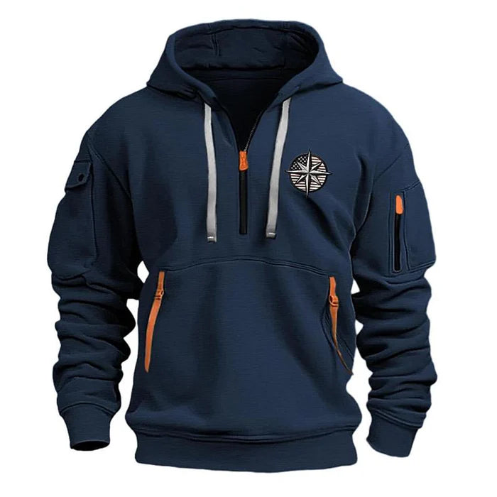 Men's Hoodie With Zip Pockets - Armoire Melbourne