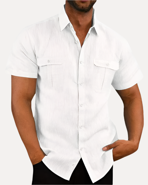 Men's Lightweight Linen Blend Shirt - Armoire Melbourne
