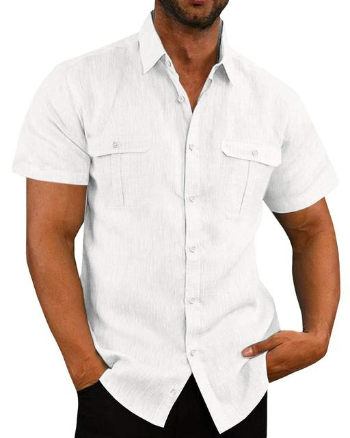 Men's Lightweight Linen Blend Shirt - Armoire Melbourne