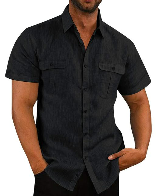 Men's Lightweight Linen Blend Shirt - Armoire Melbourne