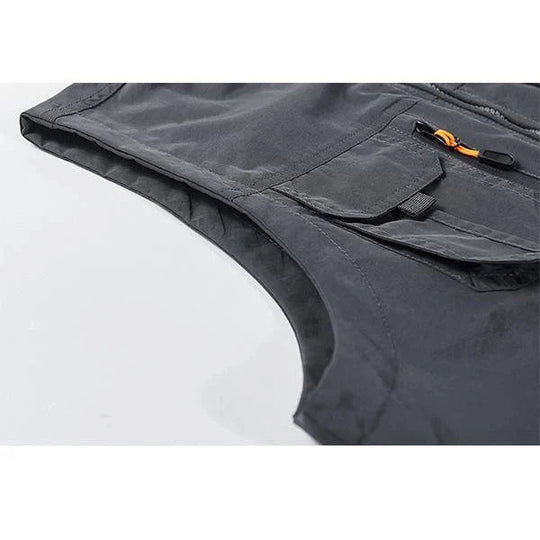 Men's Loose Stand Collar Vest - Armoire Melbourne