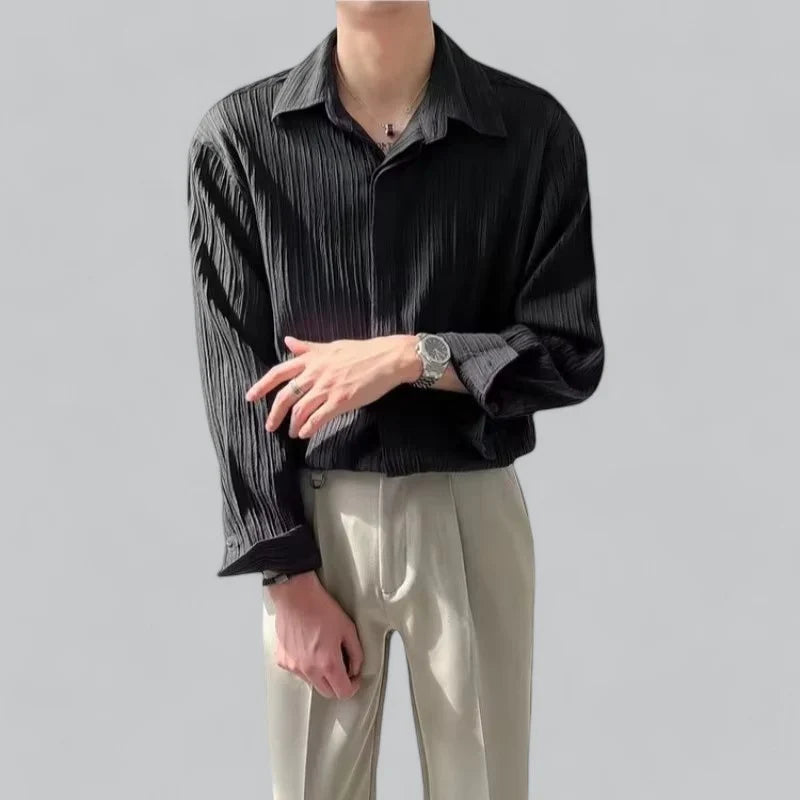 Men’s Old Money Long-Sleeve Shirt - Armoire Melbourne
