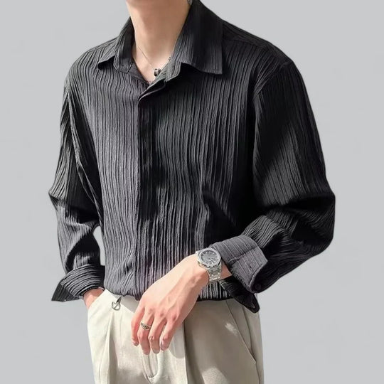 Men’s Old Money Long-Sleeve Shirt - Armoire Melbourne