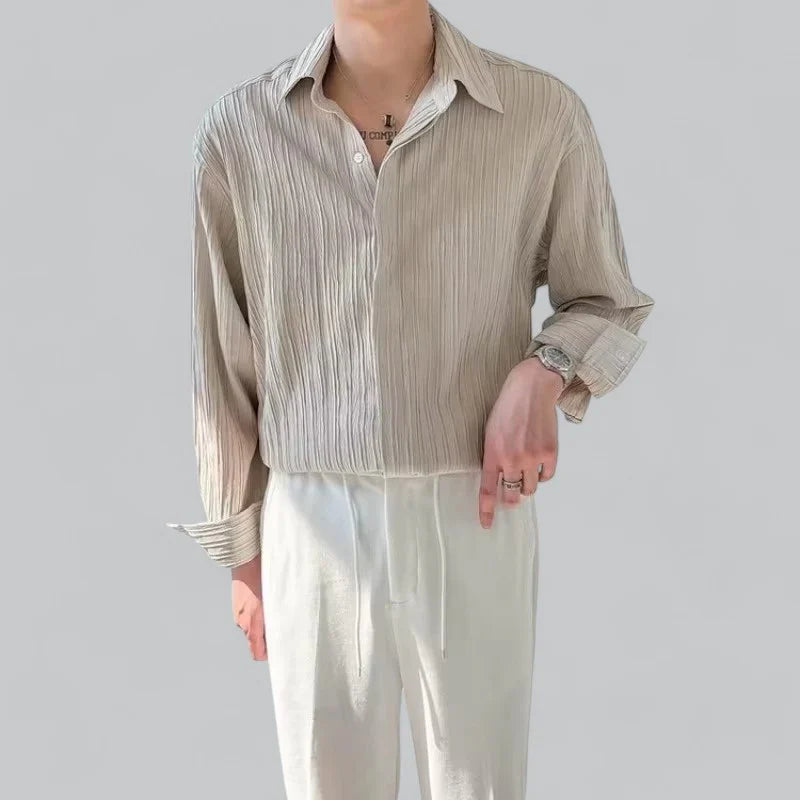 Men’s Old Money Long-Sleeve Shirt - Armoire Melbourne
