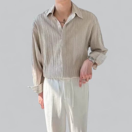 Men’s Old Money Long-Sleeve Shirt - Armoire Melbourne
