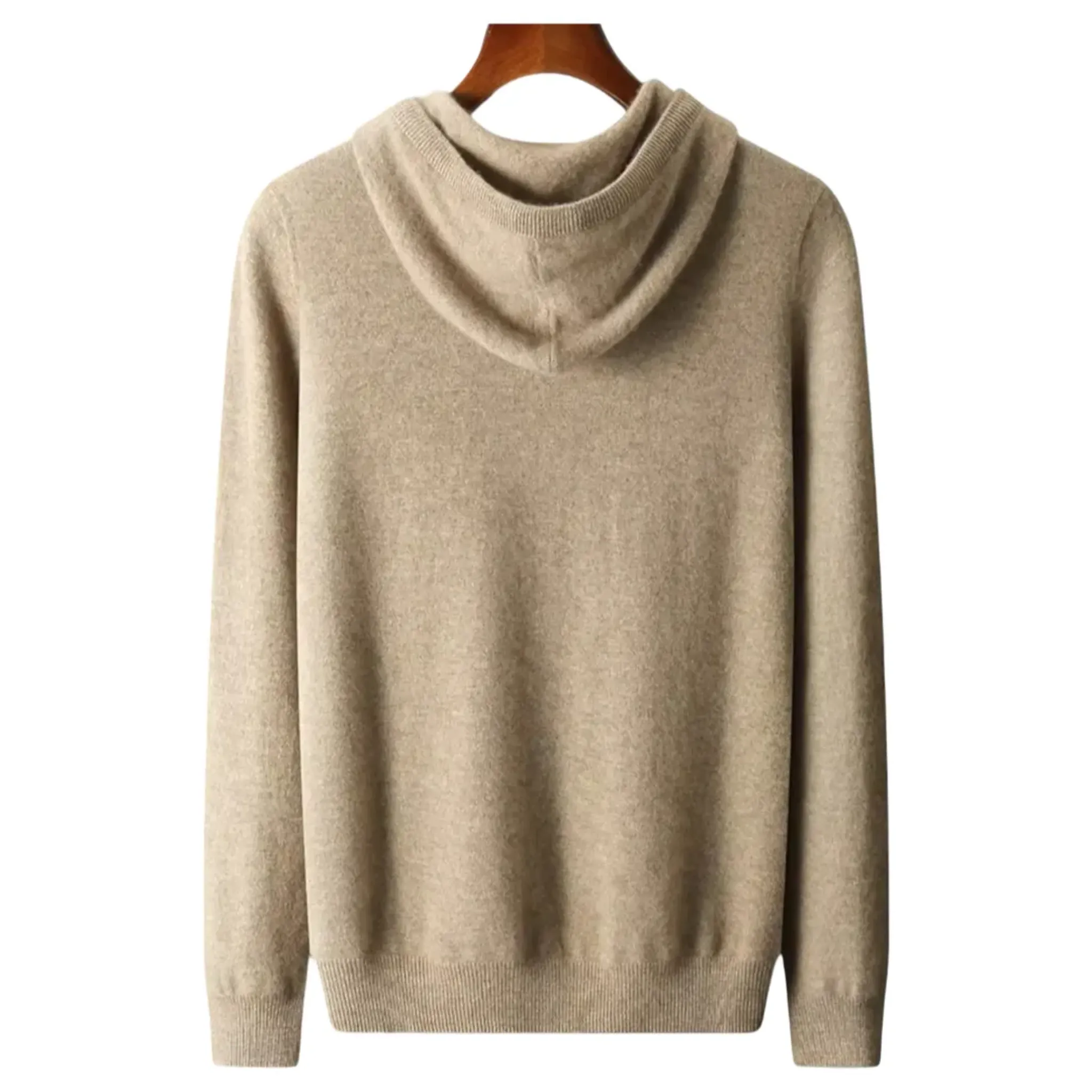 Men's Premium Wool Blend Knit Hoodie - Armoire Melbourne