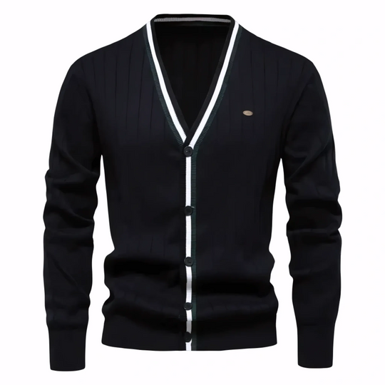 Men's Ribbed Cardigan Sweater - Armoire Melbourne