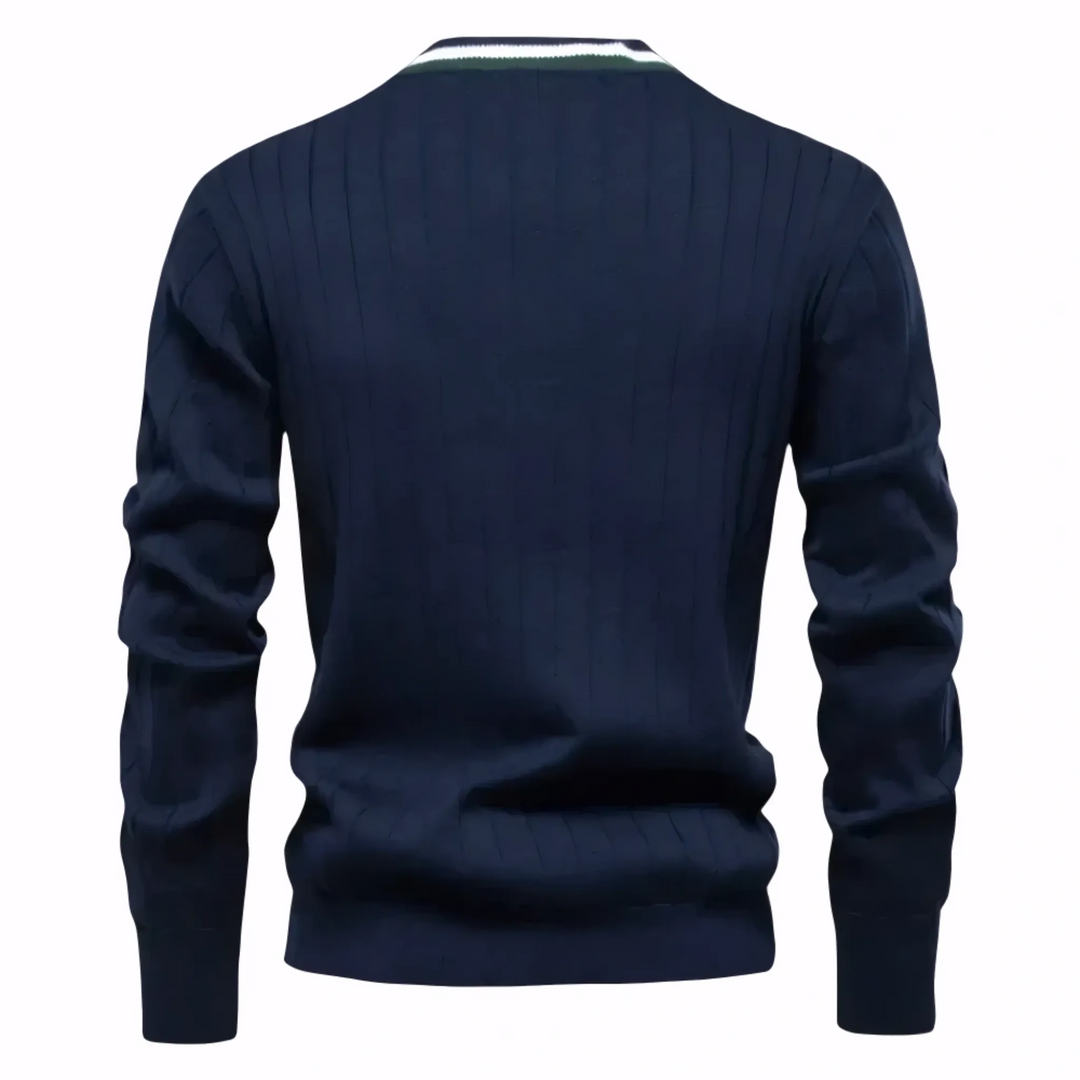 Men's Ribbed Cardigan Sweater - Armoire Melbourne