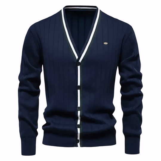 Men's Ribbed Cardigan Sweater - Armoire Melbourne