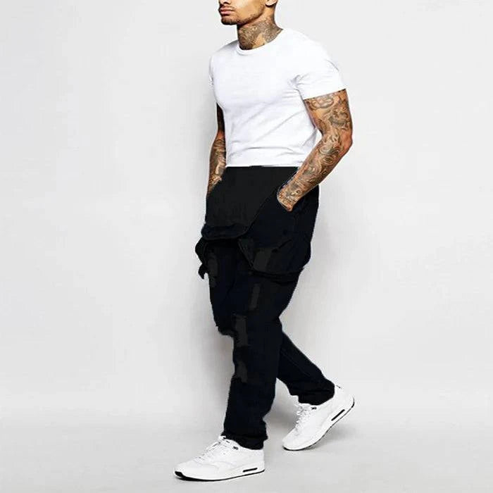 Men's Ripped Denim Overalls - Armoire Melbourne