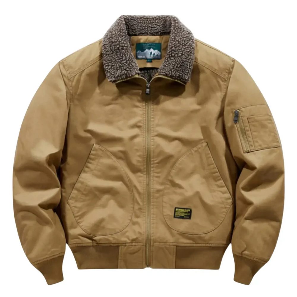 Men's Sherpa-Lined Bomber Jacket - Armoire Melbourne