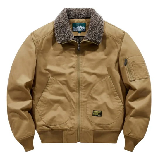 Men's Sherpa-Lined Bomber Jacket - Armoire Melbourne
