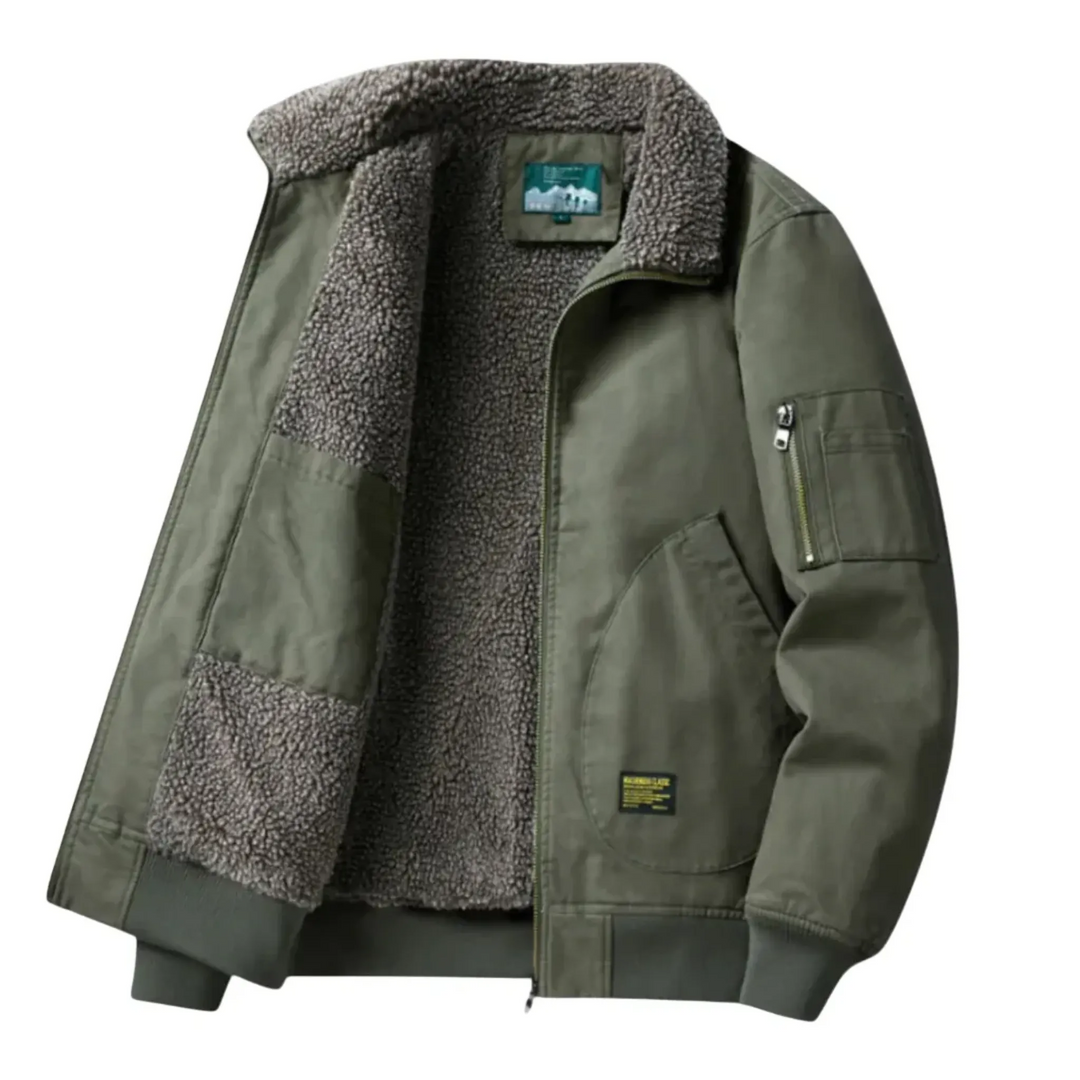 Men's Sherpa-Lined Bomber Jacket - Armoire Melbourne