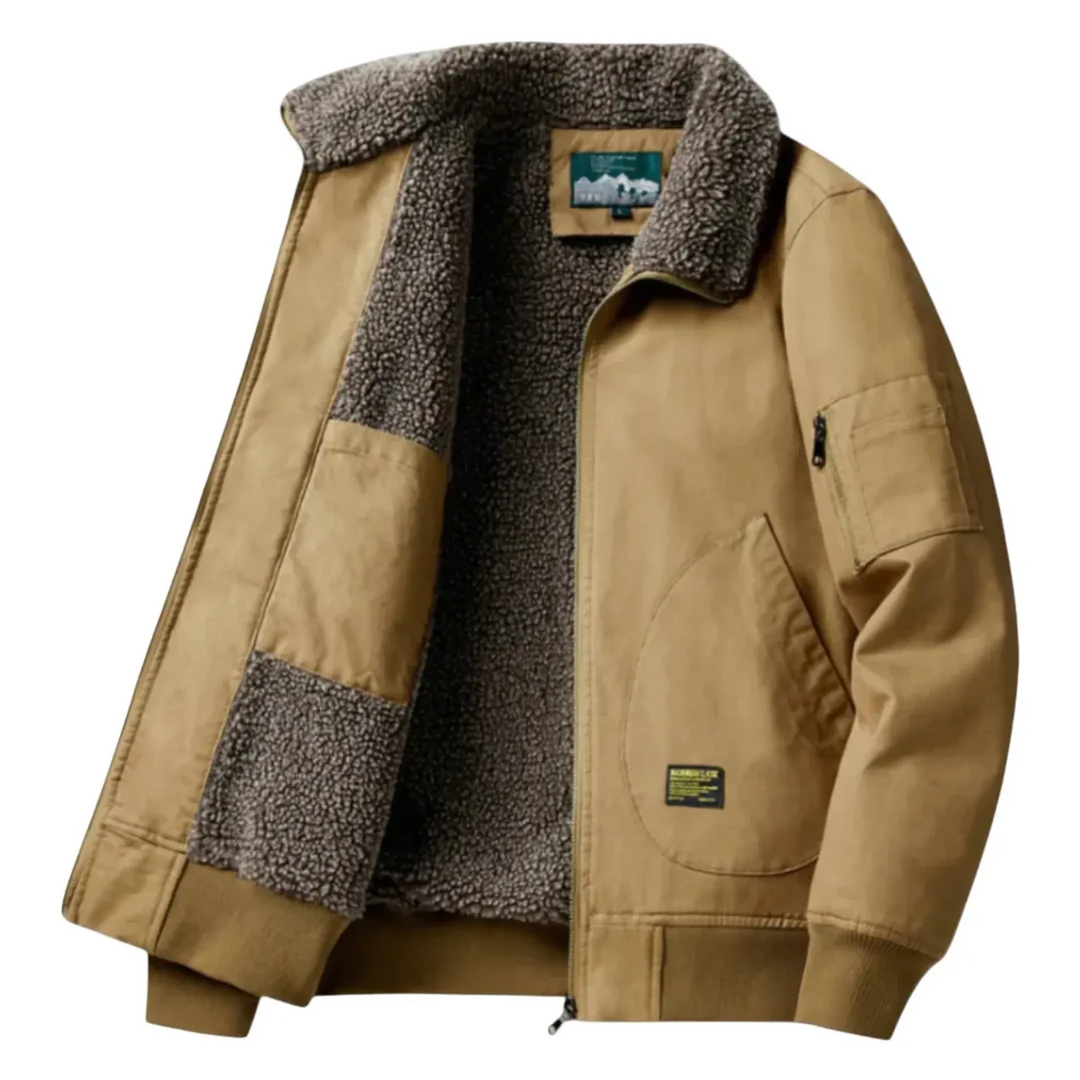 Men's Sherpa-Lined Bomber Jacket - Armoire Melbourne