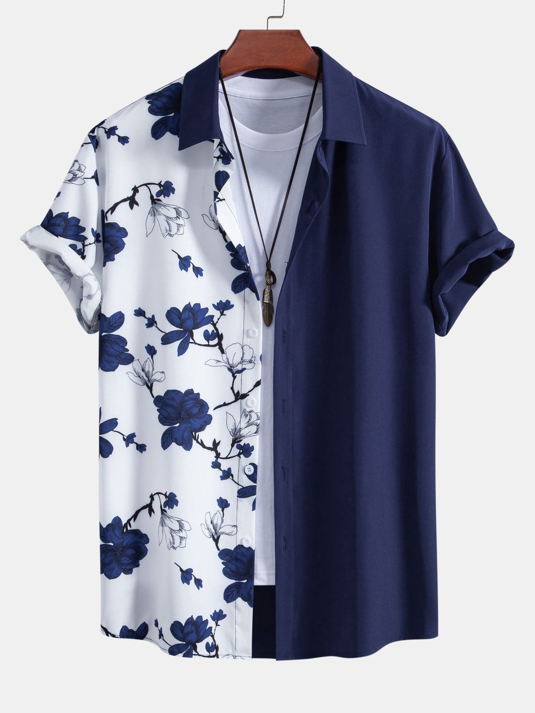 Men's Short Sleeve Printed Shirt - Armoire Melbourne