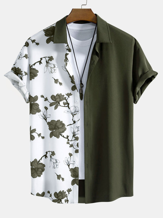 Men's Short Sleeve Printed Shirt - Armoire Melbourne