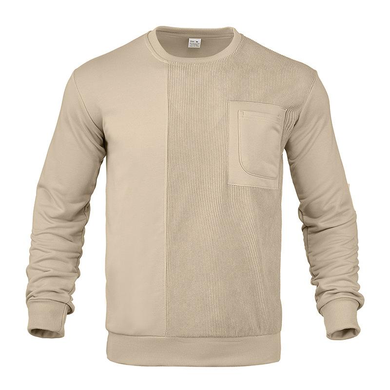 Men's Textured Long-Sleeve Sweatshirt - Armoire Melbourne