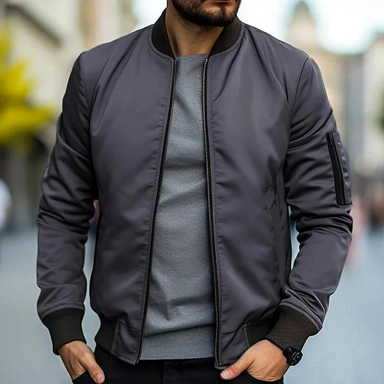 Men's Trendy Bomber Jacket - Armoire Melbourne