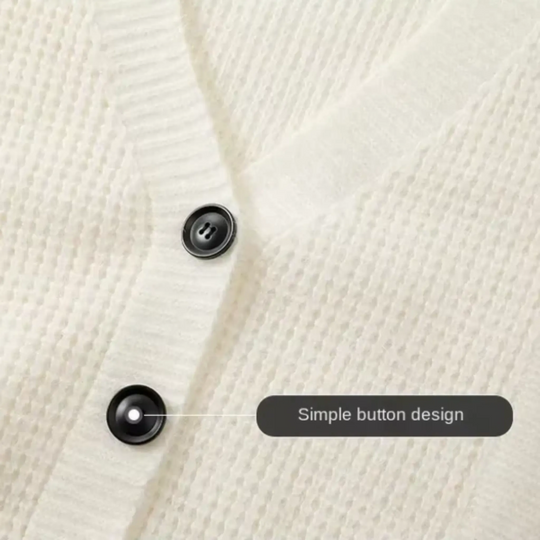 Men's V-Neck Cozy Knit Cardigan - Armoire Melbourne