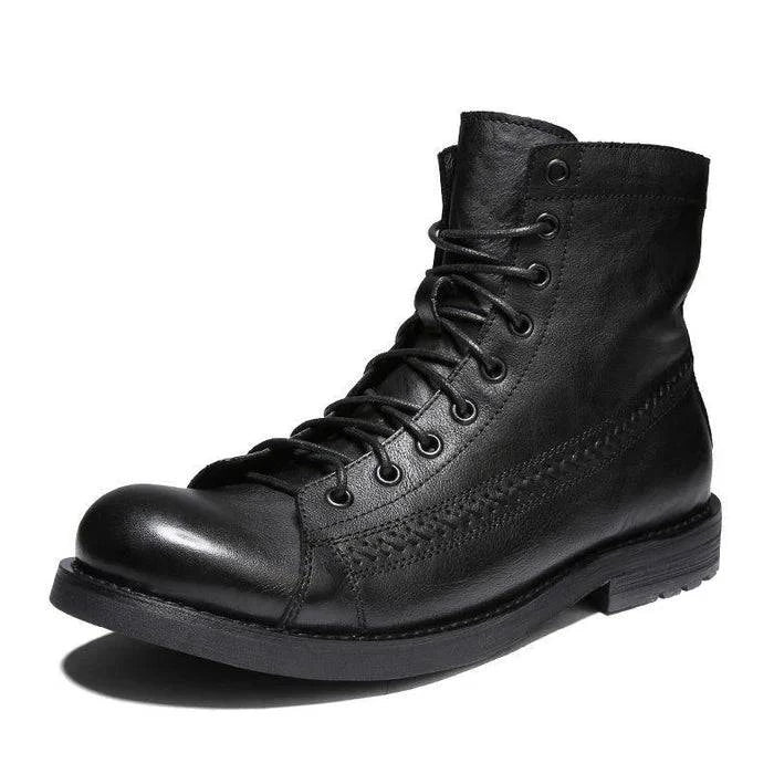 Men’s Vintage Leather Ankle Boots - Armoire Melbourne