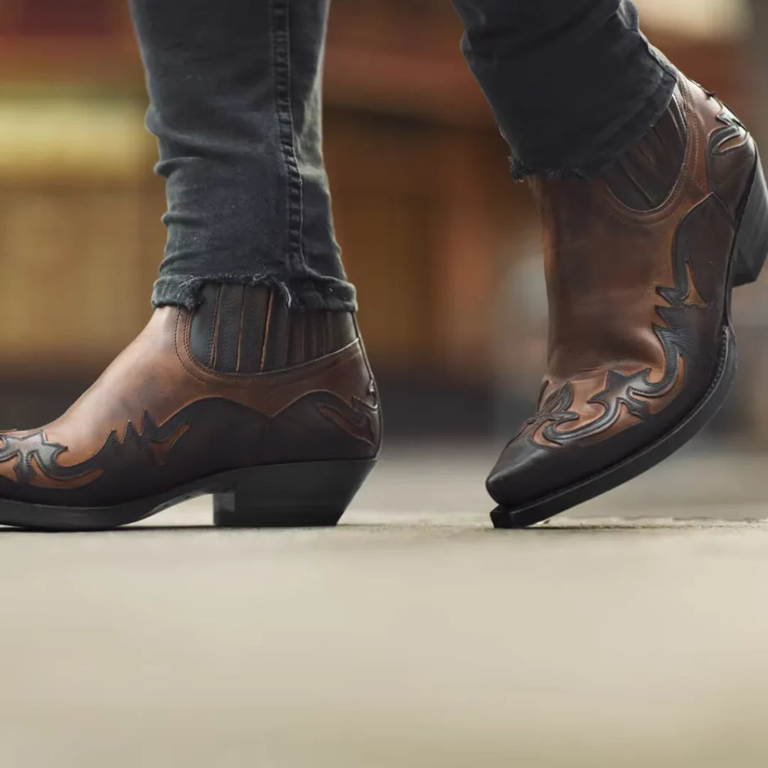 Men's Western Leather Boots - Armoire Melbourne