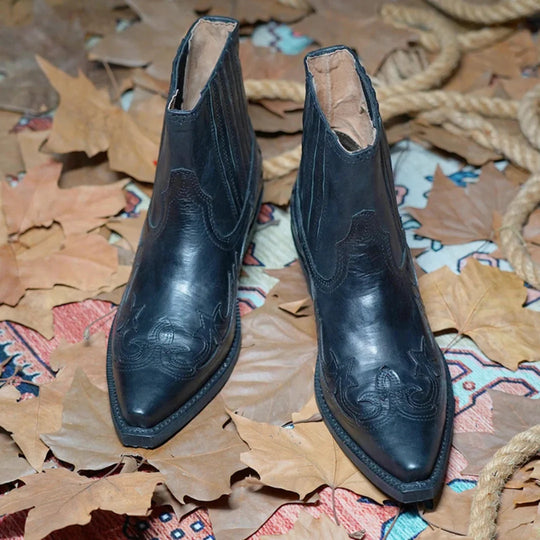 Men's Western Leather Boots - Armoire Melbourne