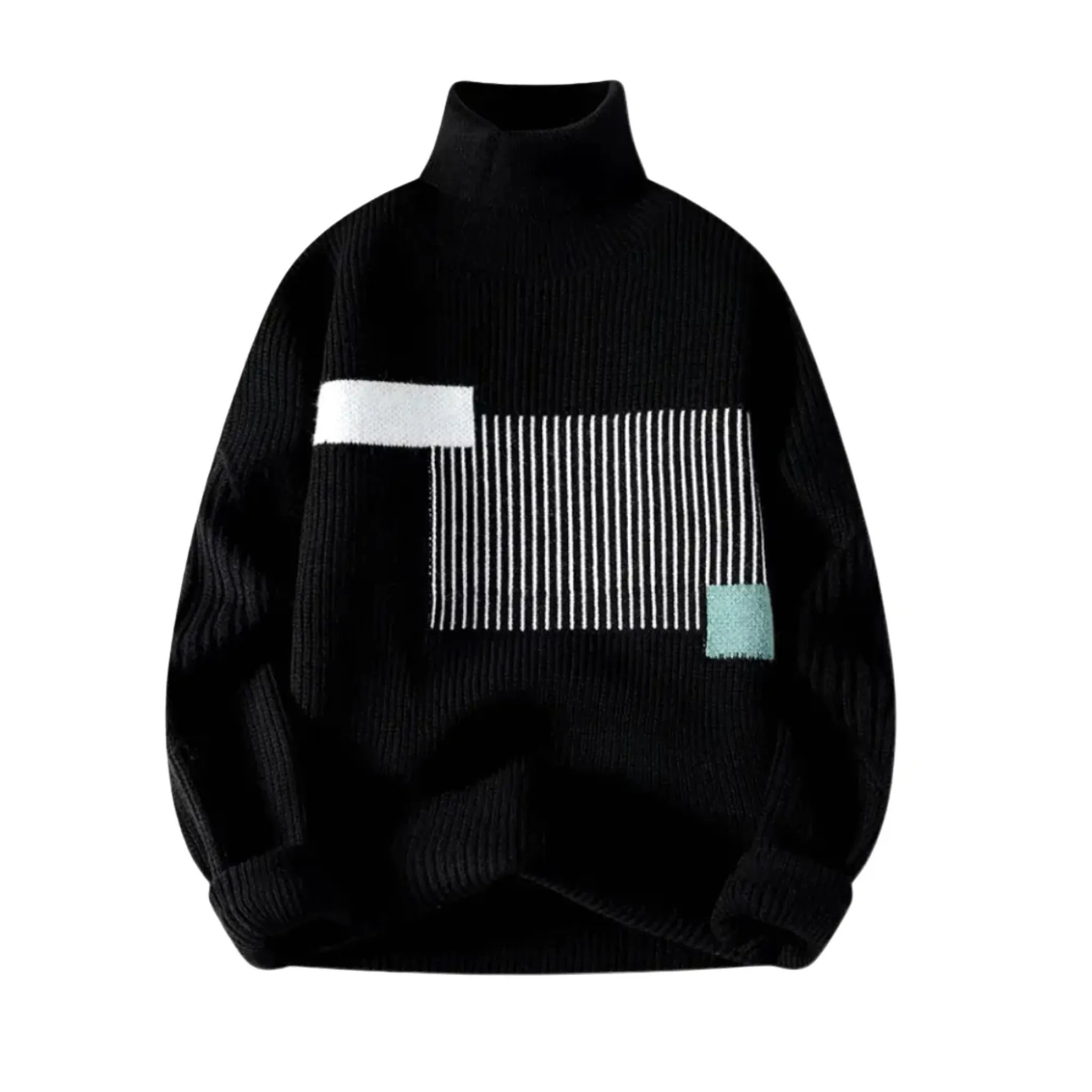 Men's Wool Blend Turtleneck Sweater - Armoire Melbourne