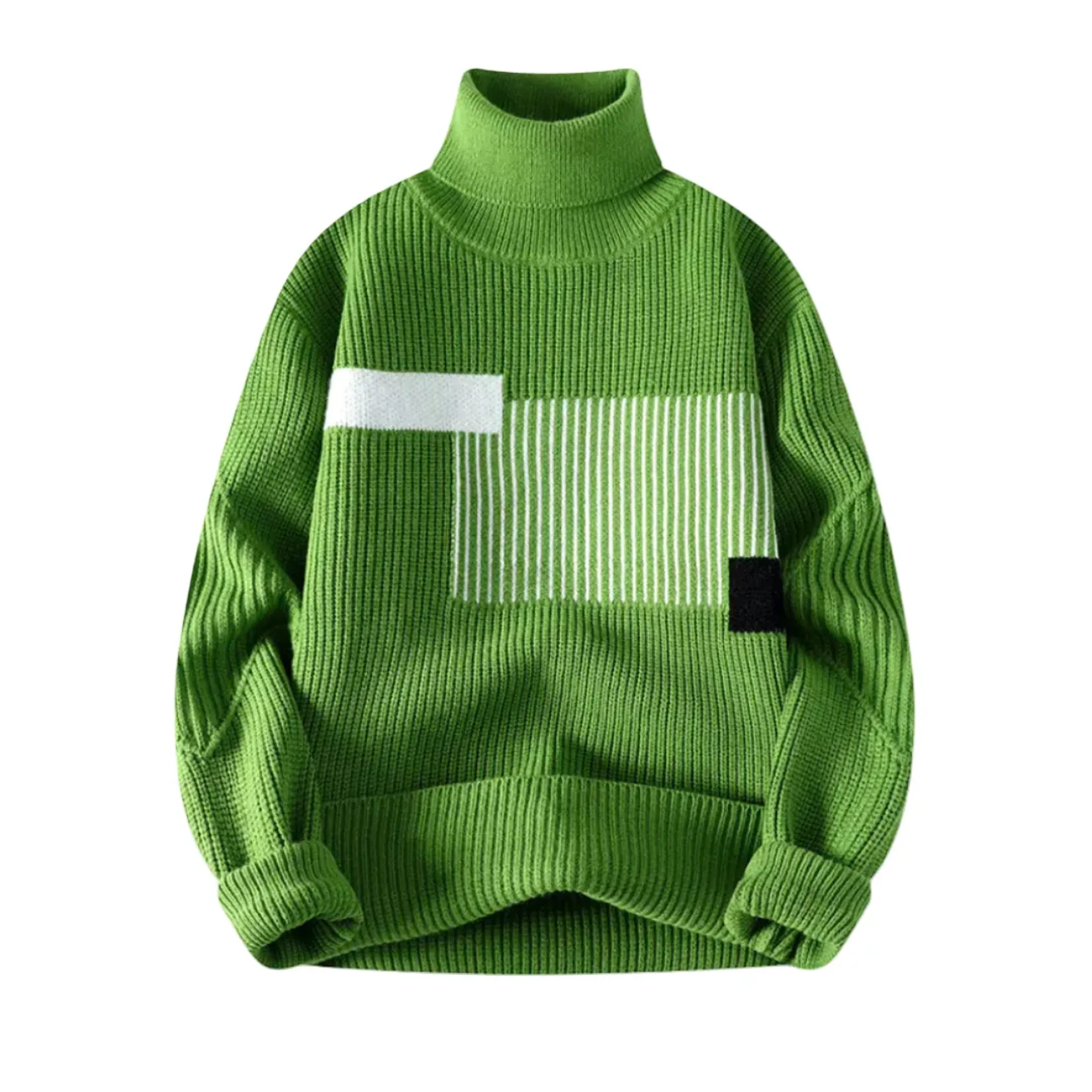 Men's Wool Blend Turtleneck Sweater - Armoire Melbourne