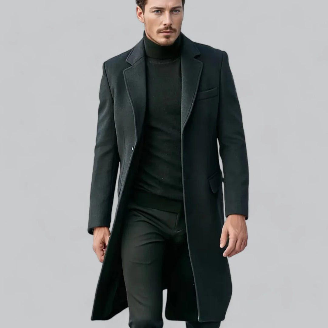 Men’s Wool Blend Winter Coat - Armoire Melbourne