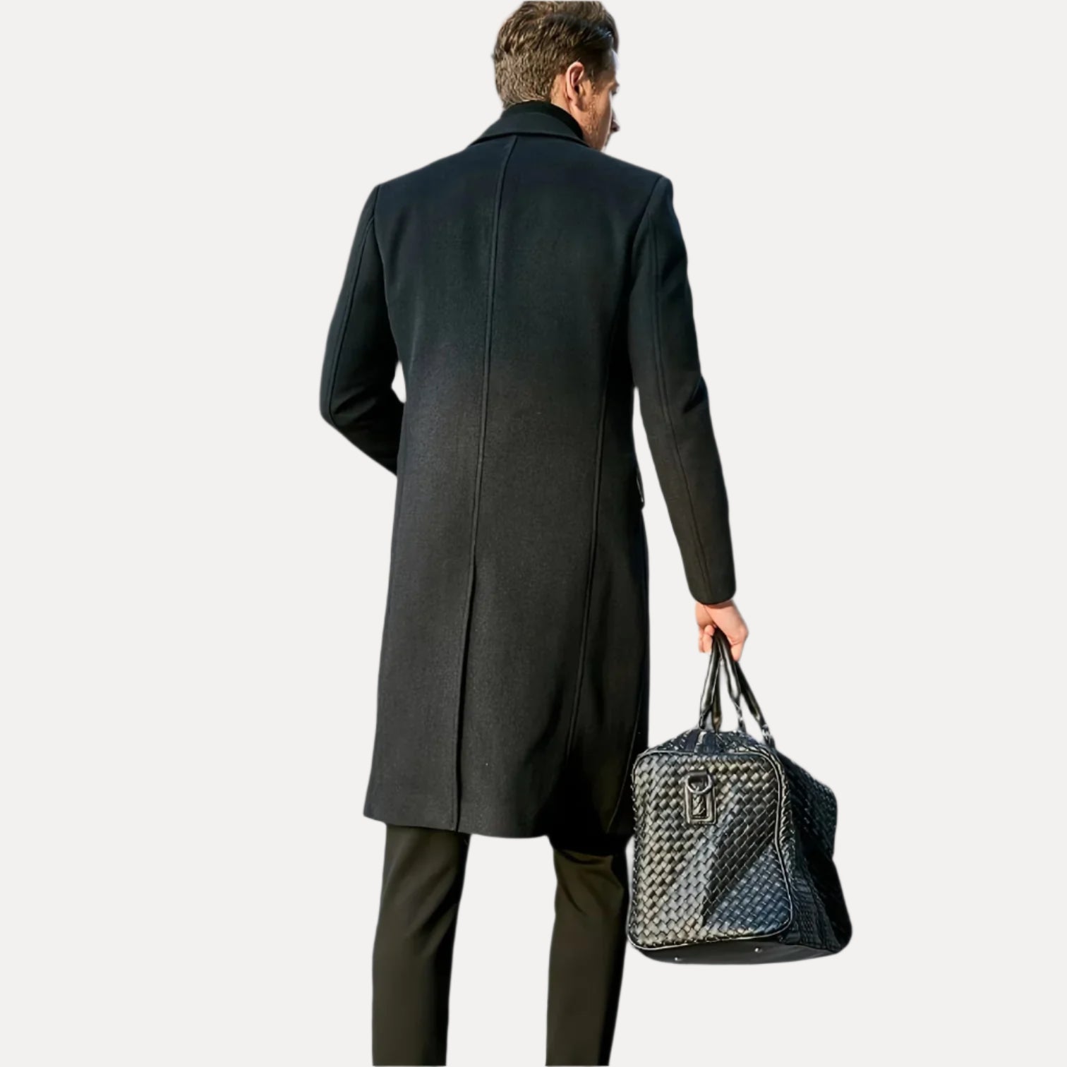 Men’s Wool Blend Winter Coat - Armoire Melbourne