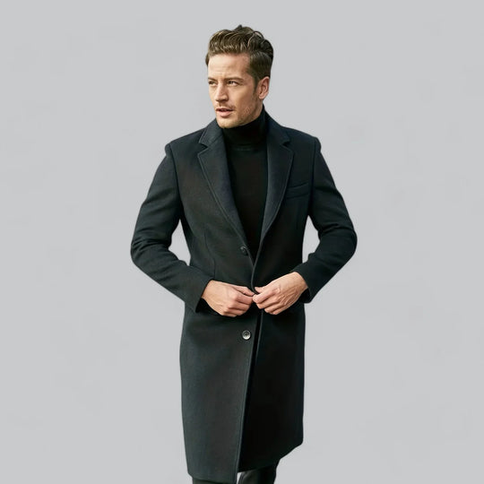 Men’s Wool Blend Winter Coat - Armoire Melbourne