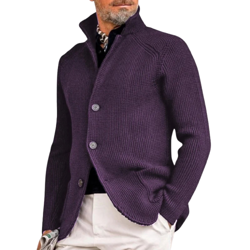 Button Knitted Cardigan for Men