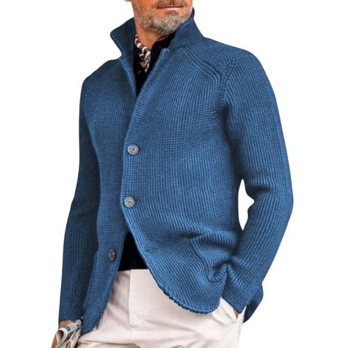 Button Knitted Cardigan for Men