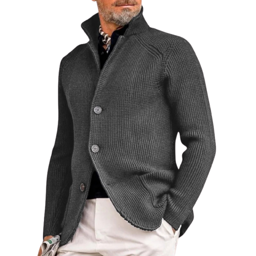 Button Knitted Cardigan for Men