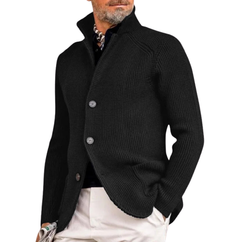 Button Knitted Cardigan for Men