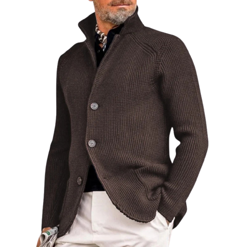 Button Knitted Cardigan for Men