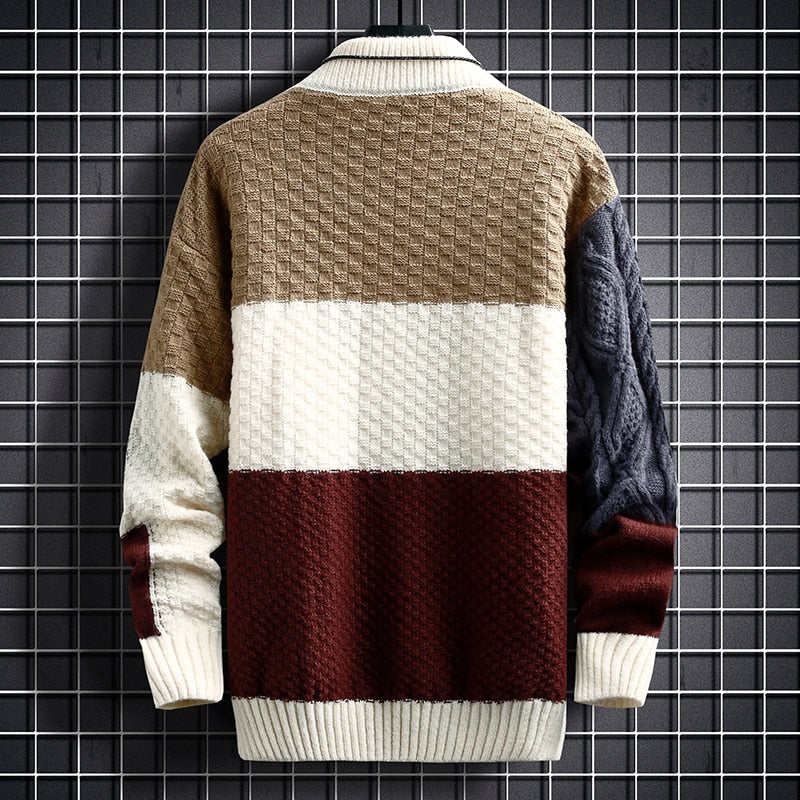 Retro Crewneck Sweater for Men