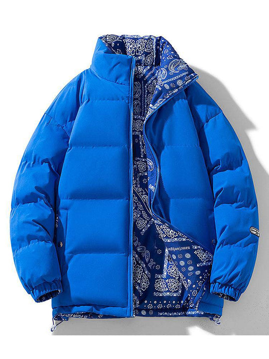 Reversible Puffer Jacket with Quilted Texture - Armoire Melbourne
