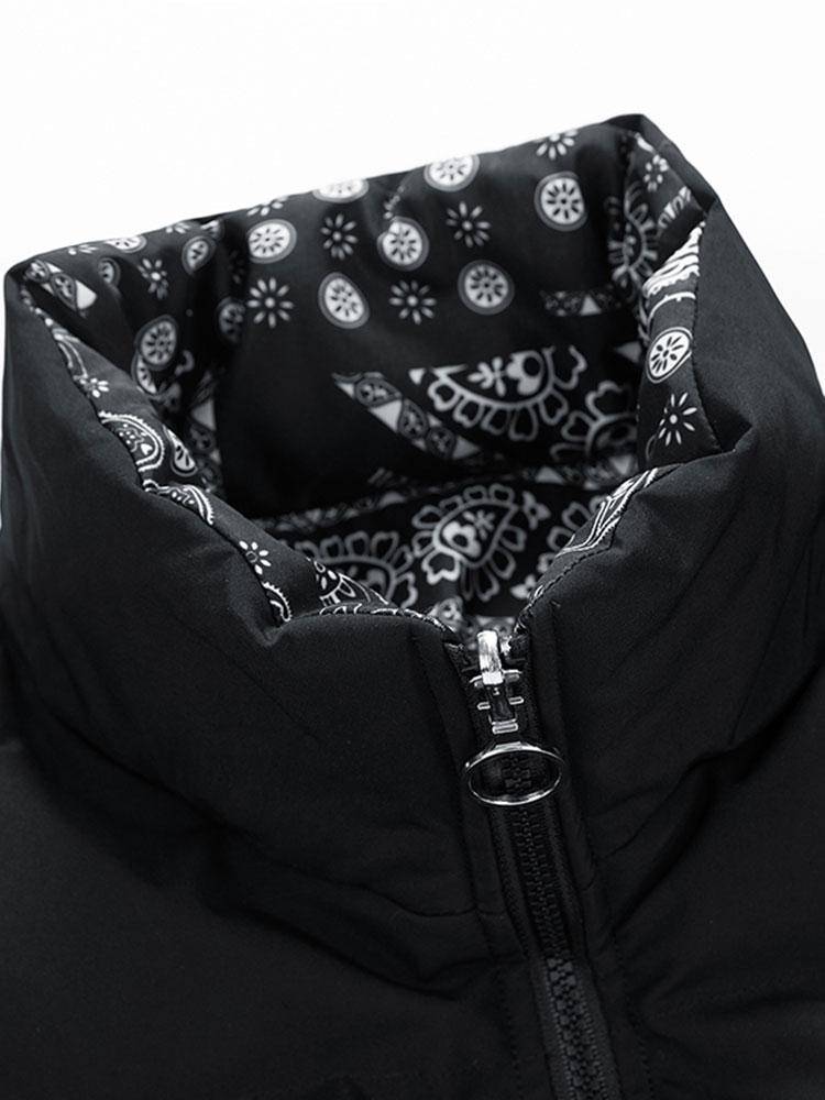 Reversible Puffer Jacket with Quilted Texture - Armoire Melbourne