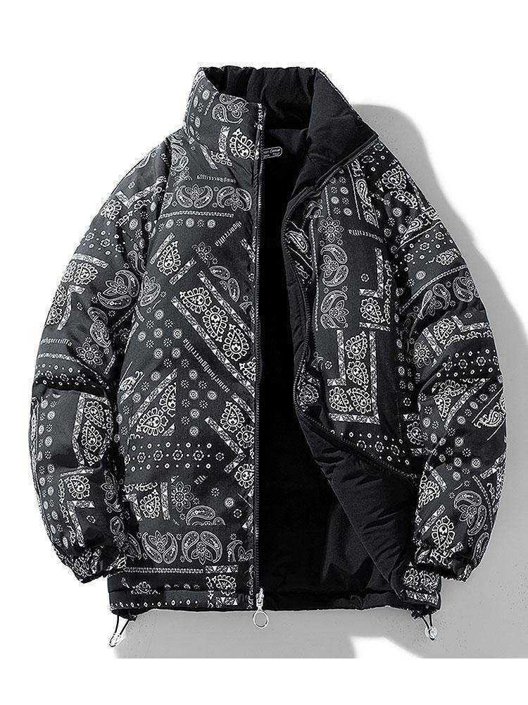 Reversible Puffer Jacket with Quilted Texture - Armoire Melbourne